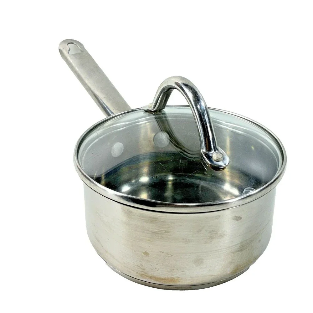 Wolfgang Puck's Cafe Collection 2 Qt 18/10 Stainless Steel Saucepan with Lid